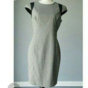 Zara Basic black and gray dress